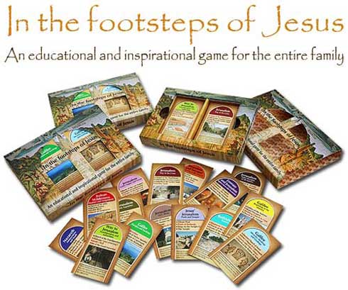 In the Footsteps of Jesus card game from the Holyland